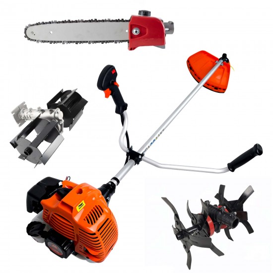 Motocoasa Alpin Profi T4200 + Drujba + Cultivator + Freza Pamant -